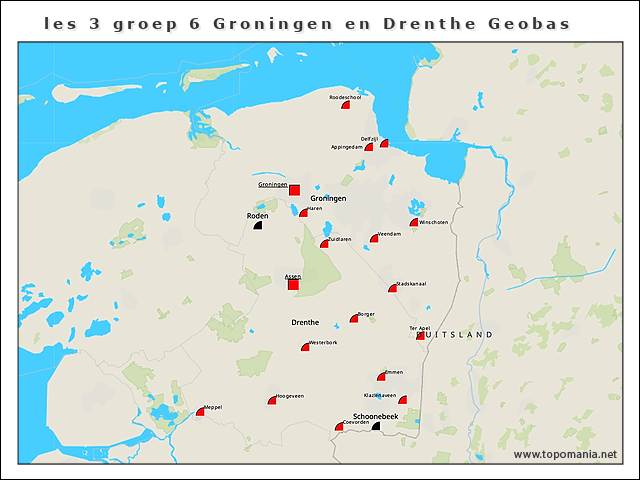 Topografie Les Groep Groningen En Drenthe Geobas Topomania Net