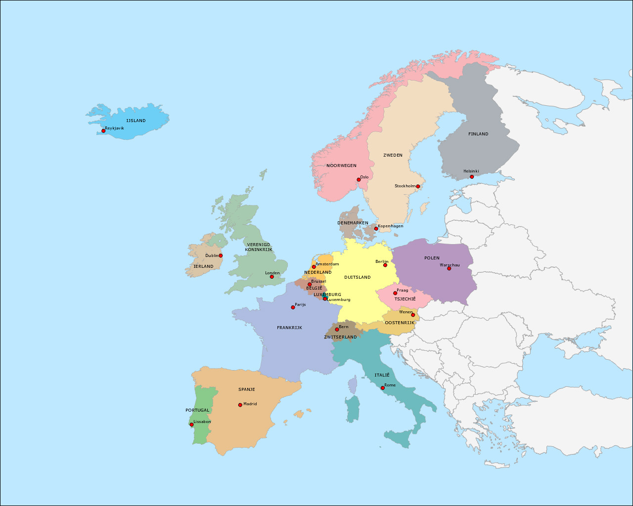 Landen En Hoofdsteden Van Europa (deel 1) (1280x1024) ?m=1371402242