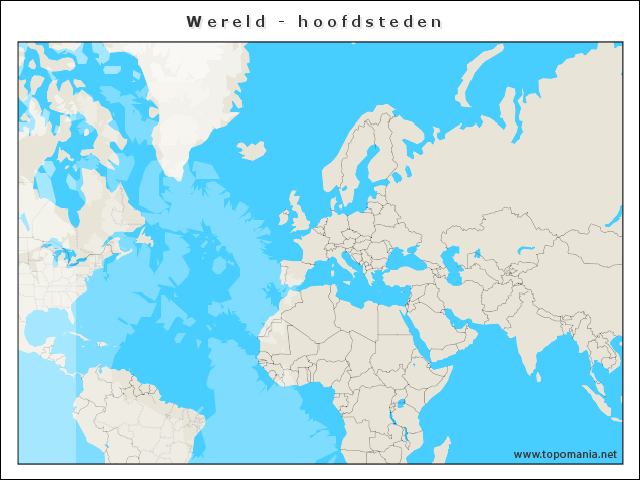 wereld-hoofdsteden