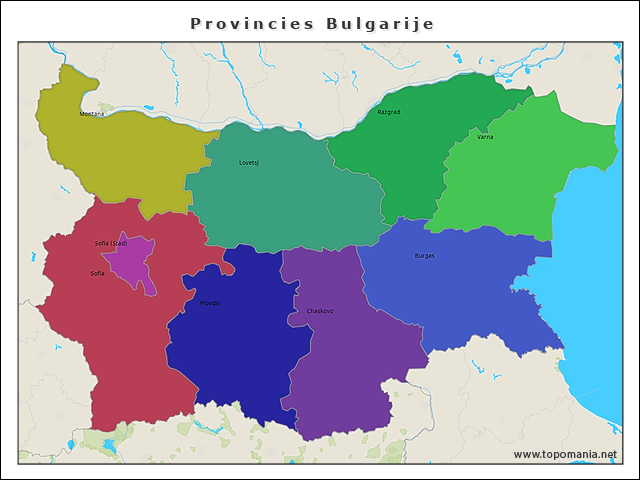 provincies-bulgarije