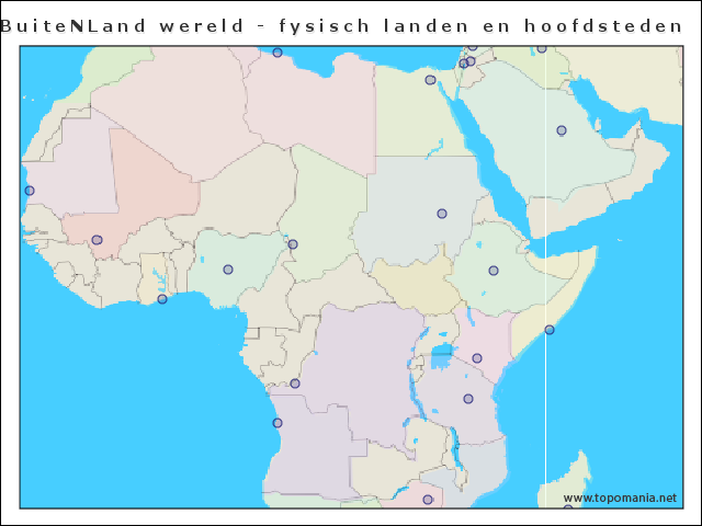 buitenland-wereld-fysisch-landen-en-hoofdsteden