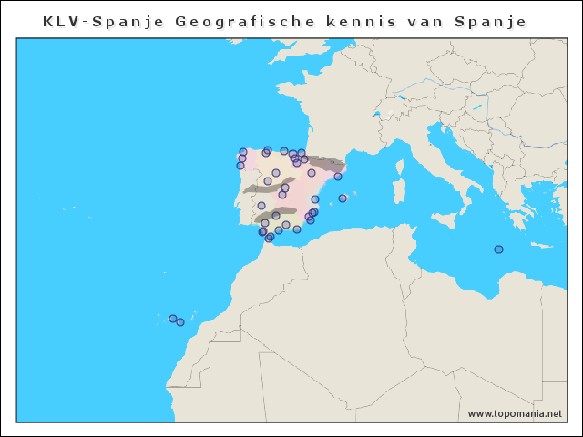 klv-spanje-geografische-kennis-van-spanje