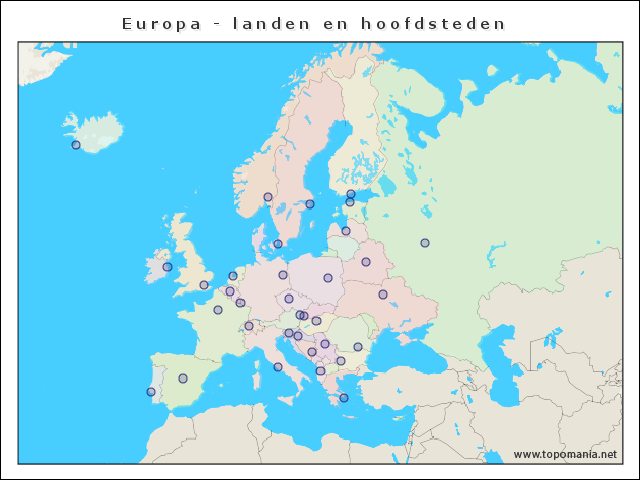 europa-landen-en-hoofdsteden