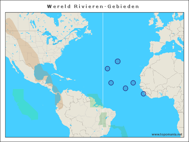 wereld-rivieren-gebieden