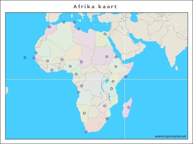 afrika-kaart