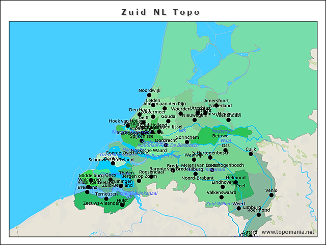 zuid-nl-topo