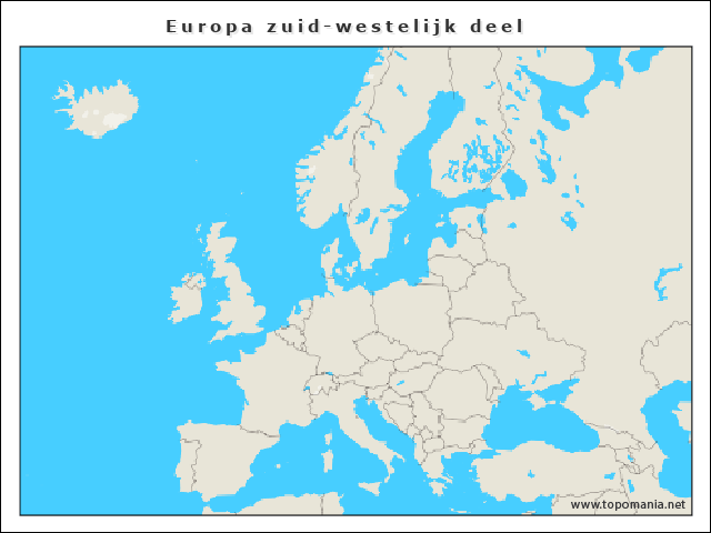 europa-zuid-westelijk-deel
