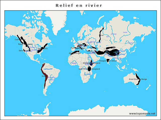 relief-en-rivier