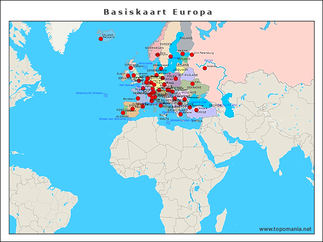 basiskaart-europa