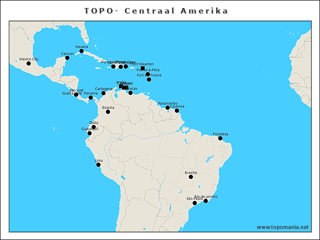 topo-centraal-amerika