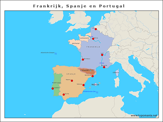 frankrijk-spanje-en-portugal