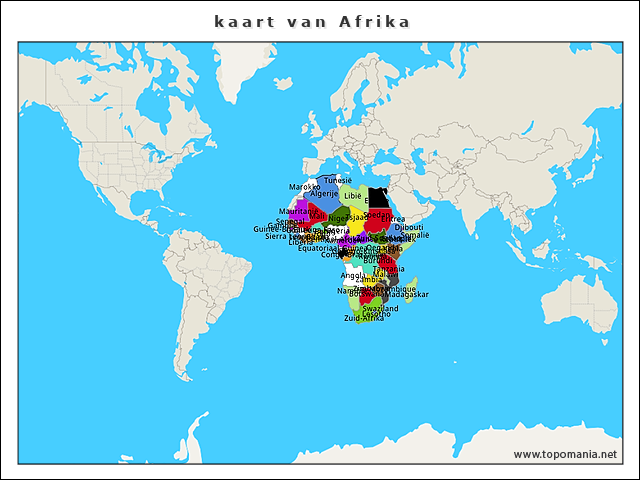 kaart-van-afrika