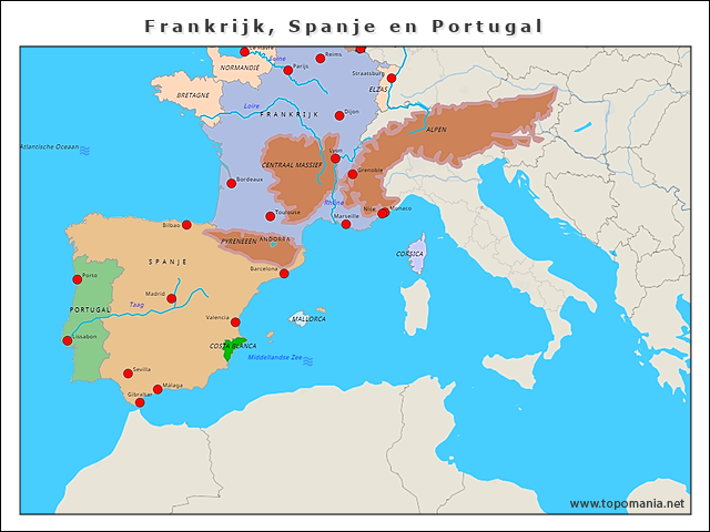 frankrijk-spanje-en-portugal