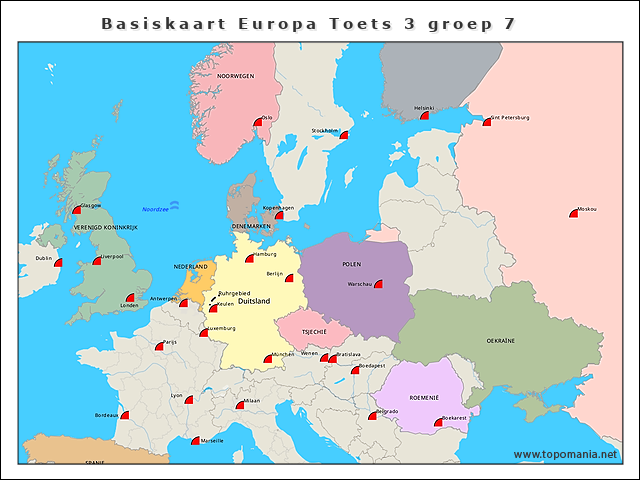 basiskaart-europa-toets-3-groep-7