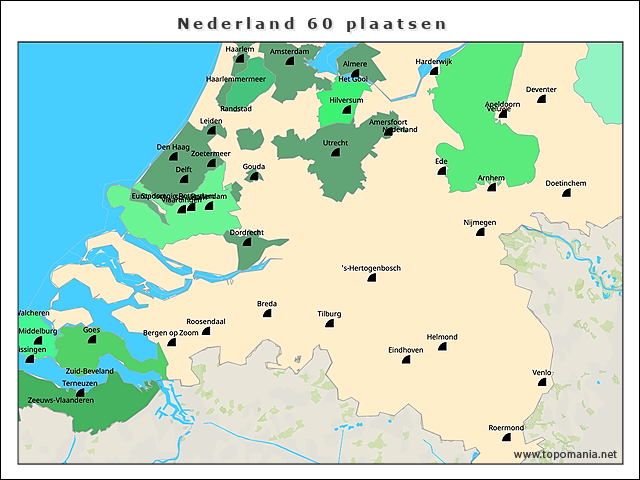 nederland-60-plaatsen