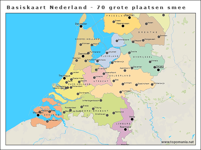 basiskaart-nederland-70-grote-plaatsen-smee