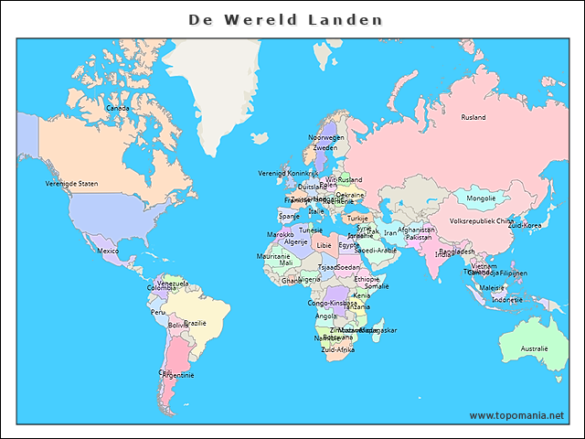 de-wereld-landen