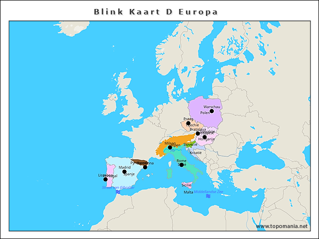 blink-kaart-d-europa