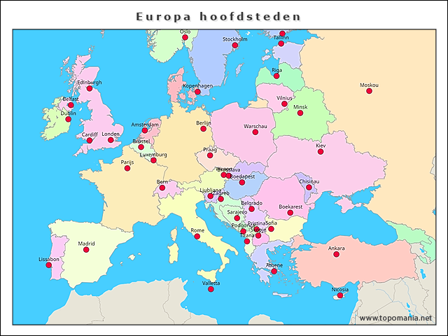 europa-hoofdsteden