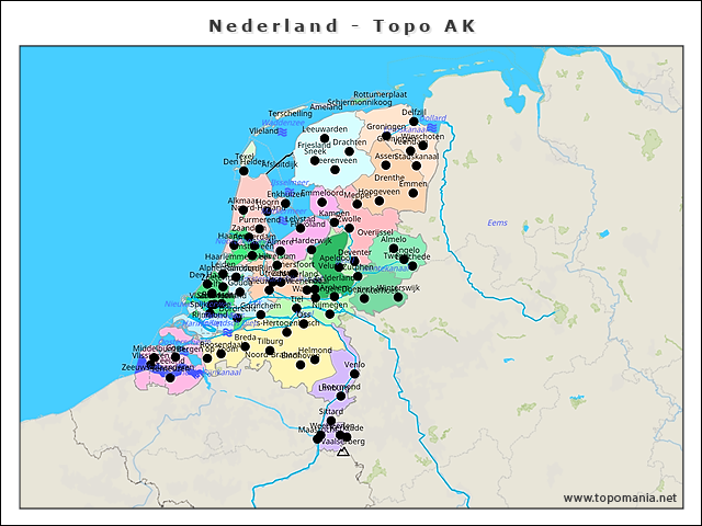 nederland-topo-ak