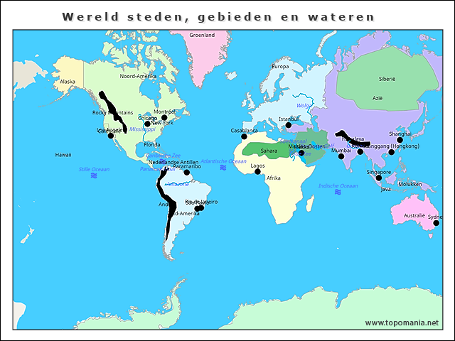 wereld-steden-gebieden-en-wateren