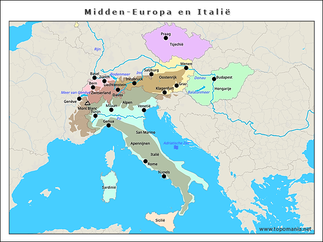 midden-europa-en-italie