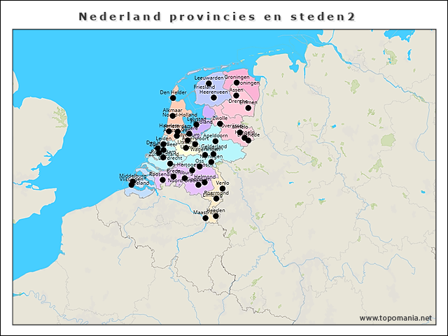 nederland-provincies-en-steden2