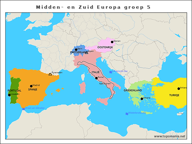 midden-en-zuid-europa-groep-5