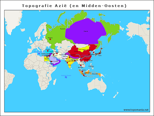 topografie-azie-(en-midden-oosten)