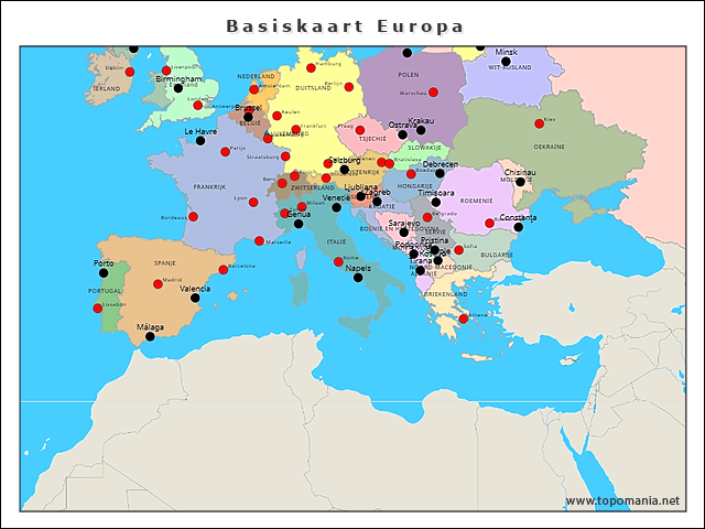 basiskaart-europa