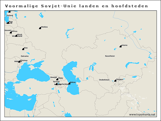 voormalige-sovjet-unie-landen-en-hoofdsteden