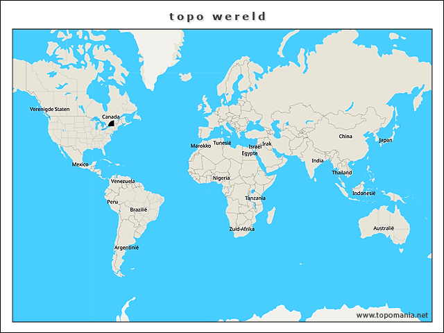 topo-wereld