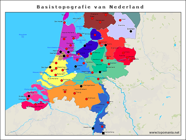 basistopografie-van-nederland