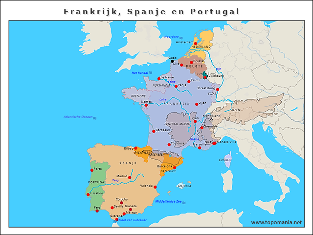 frankrijk-spanje-en-portugal