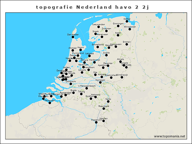 topografie-nederland-havo-2-2j