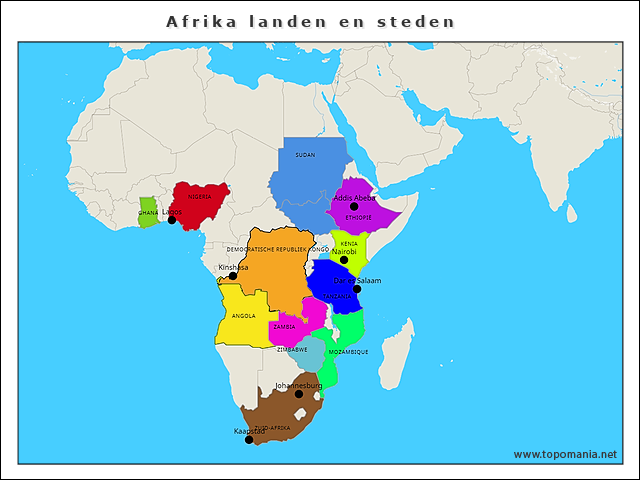 afrika-landen-en-steden