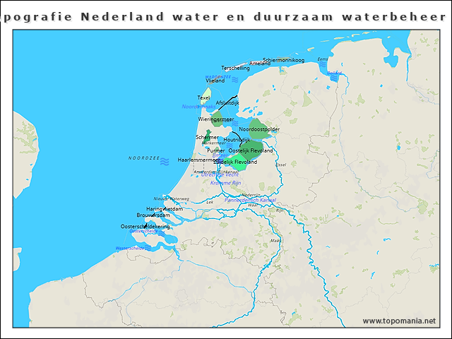 topografie-nederland-water-en-duurzaam-waterbeheer