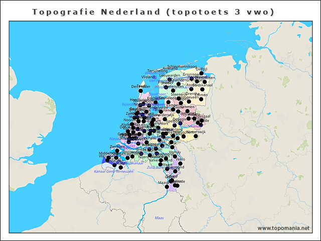 topografie-nederland-(topotoets-3-vwo)