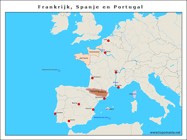 frankrijk-spanje-en-portugal