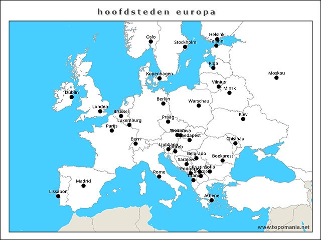 hoofdsteden-europa