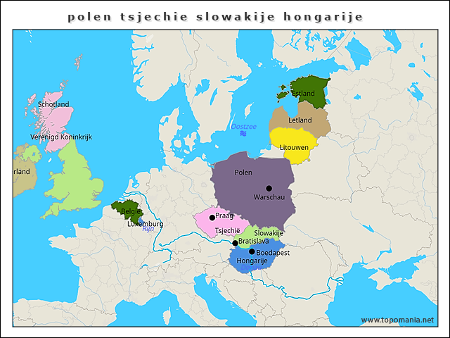 polen-tsjechie-slowakije-hongarije