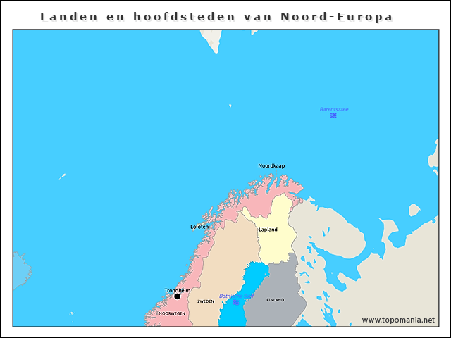 landen-en-hoofdsteden-van-noord-europa