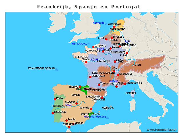 frankrijk-spanje-en-portugal