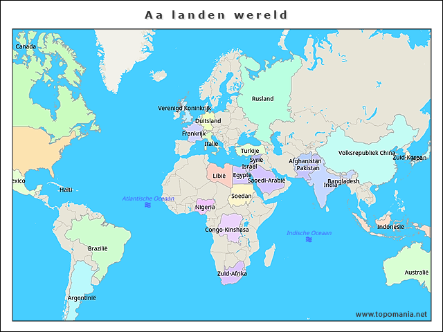 landen-wereld