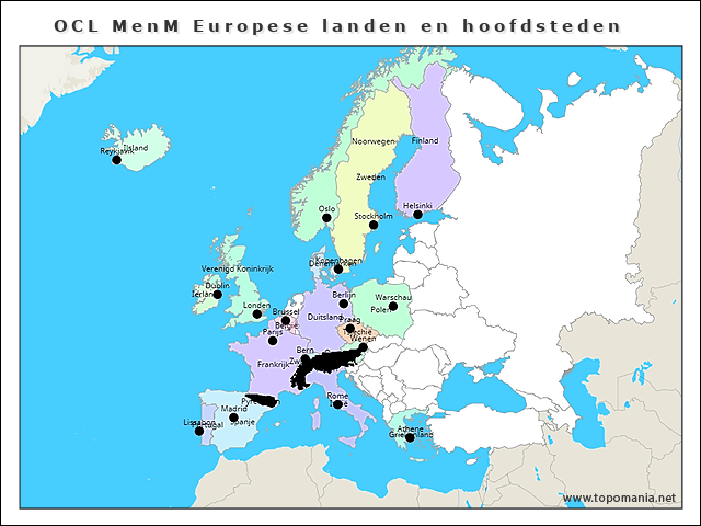 ocl-menm-europese-landen-en-hoofdsteden