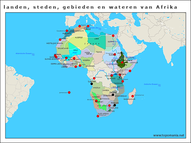 landen-steden-gebieden-en-wateren-van-afrika