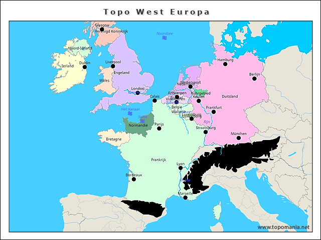 topo-west-europa