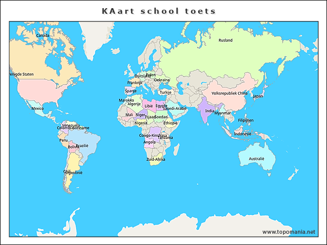 kaart-school-toets