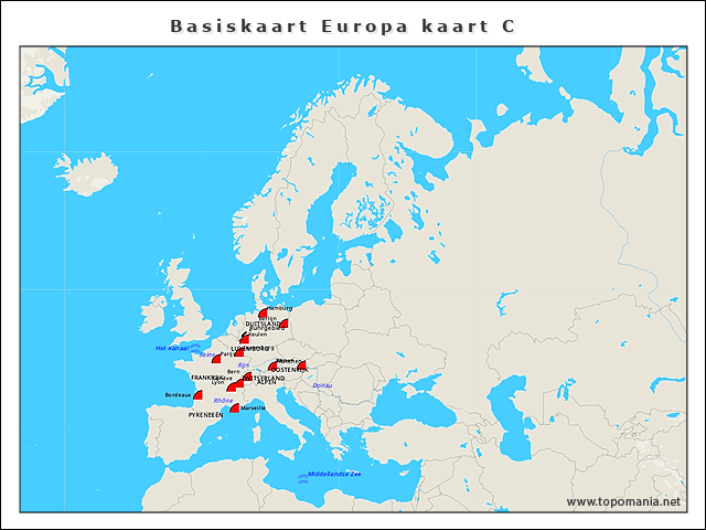 basiskaart-europa-kaart-c