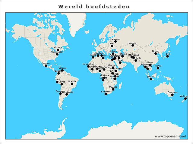 -wereld-hoofdsteden